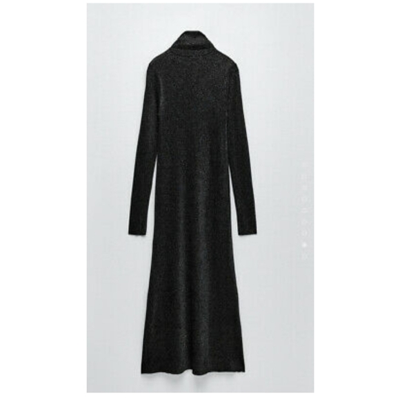 Metallic Thread Knit Dress Limited Edition Zara - Picture 11 of 13